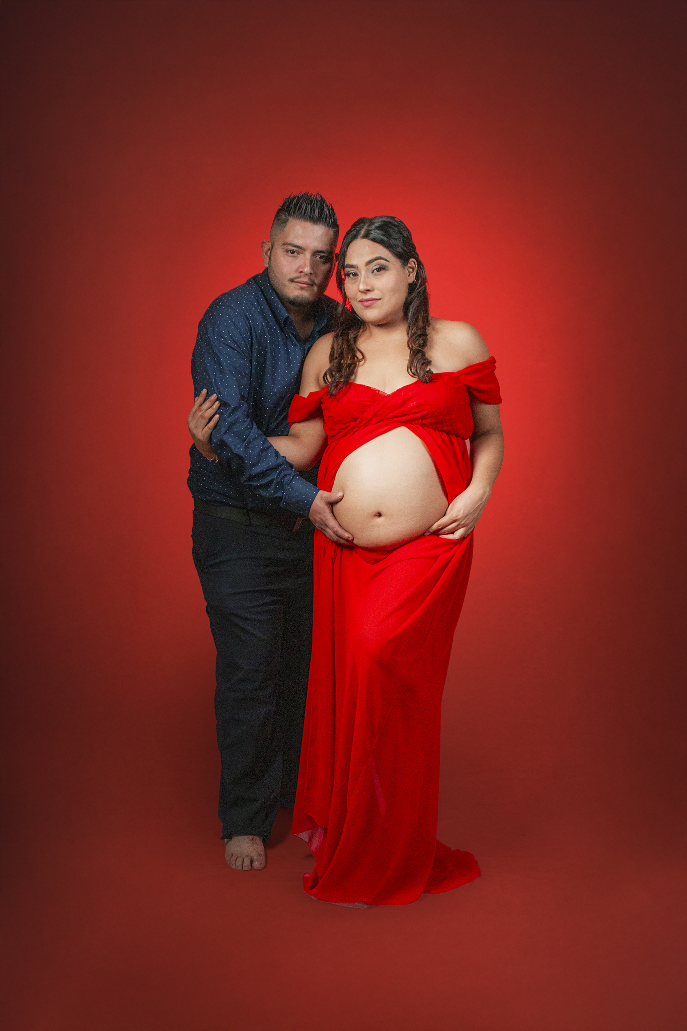 Fotografía artística de embarazo