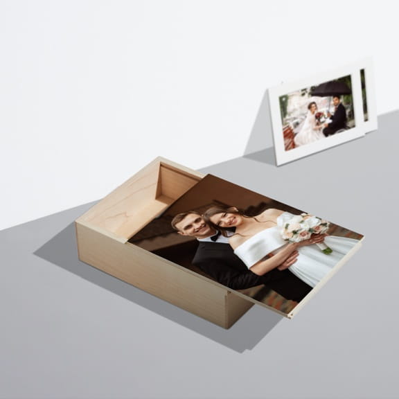 Wood Box For Prints