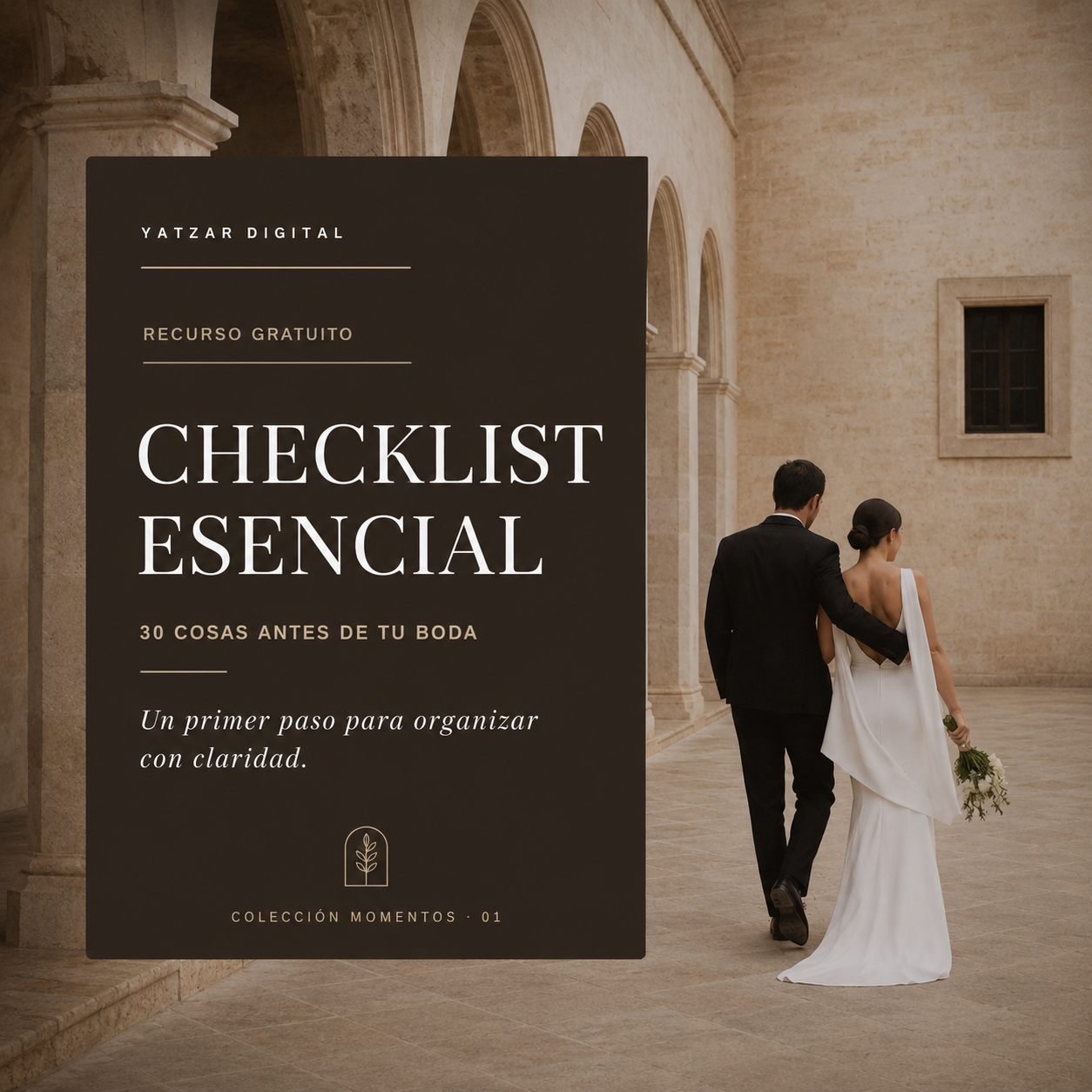 Checklist Esencial · 30 cosas antes de tu boda · Yatzar Digital